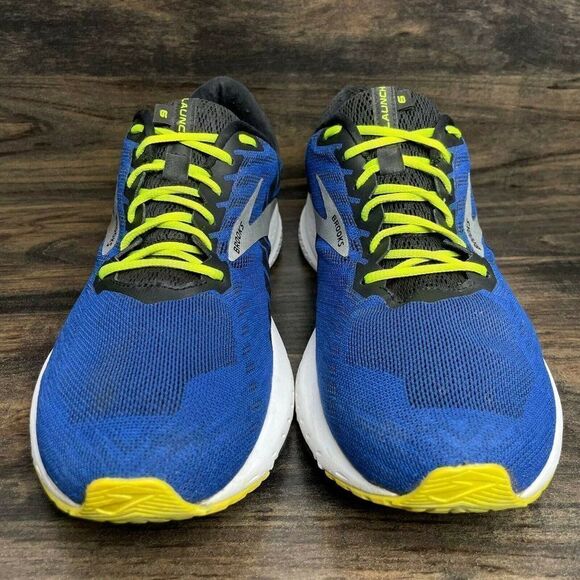 Brooks Launch 6 Blue Black Running Performance Sneakers Men's Size US 11.5 - Picture 2 of 9